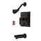 Kingston Brass KB86550CKL Single-Handle Tub and Shower Faucet, Oil Rubbed Bronze KB86550CKL - alternate 1